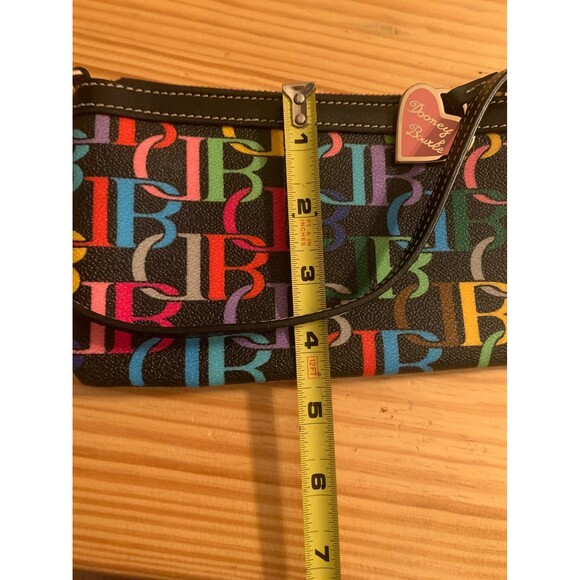 Dooney and Bourke Rainbow zipper large wristlet - Picture 5 of 5